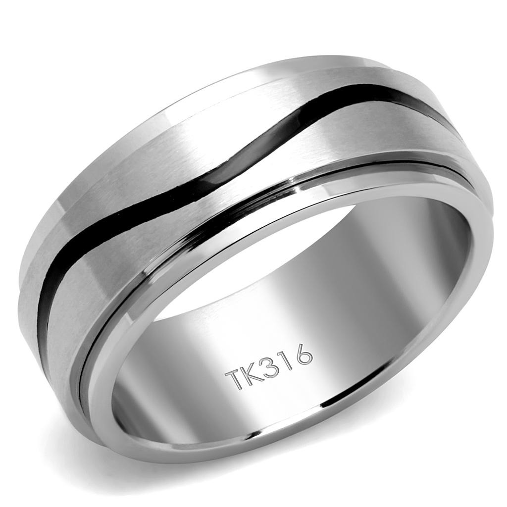 Šperky4U Pánský ocelový prsten - velikost 70 - OPR1937-70