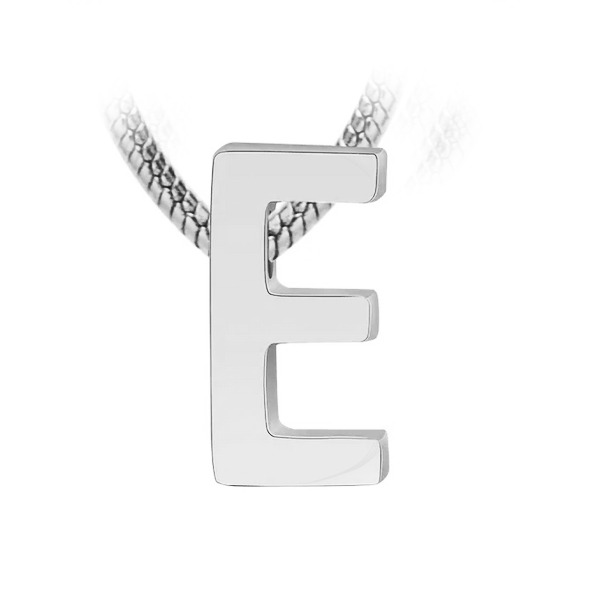 Šperky4U Navlékací ocelový přívěšek iniciála - písmeno - PP-1006-E