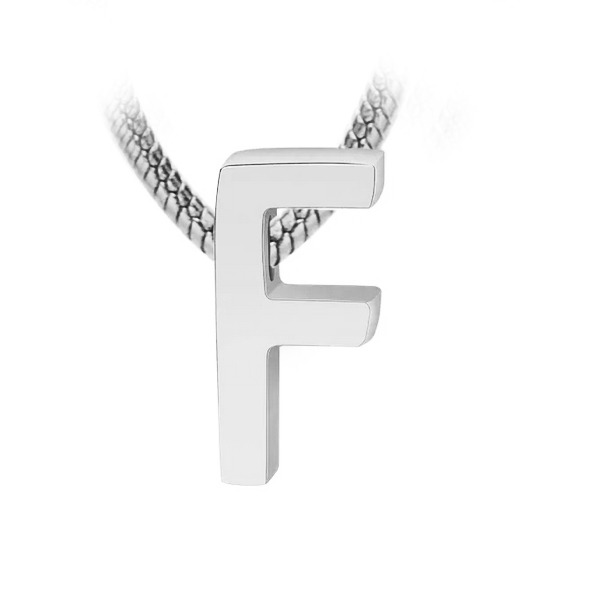 Šperky4U Navlékací ocelový přívěšek iniciála - písmeno - PP-1006-F