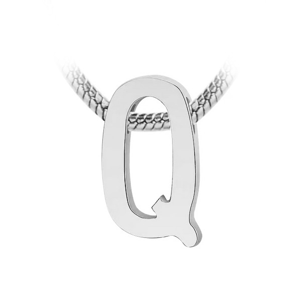 Šperky4U Navlékací ocelový přívěšek iniciála - písmeno - PP-1006-Q