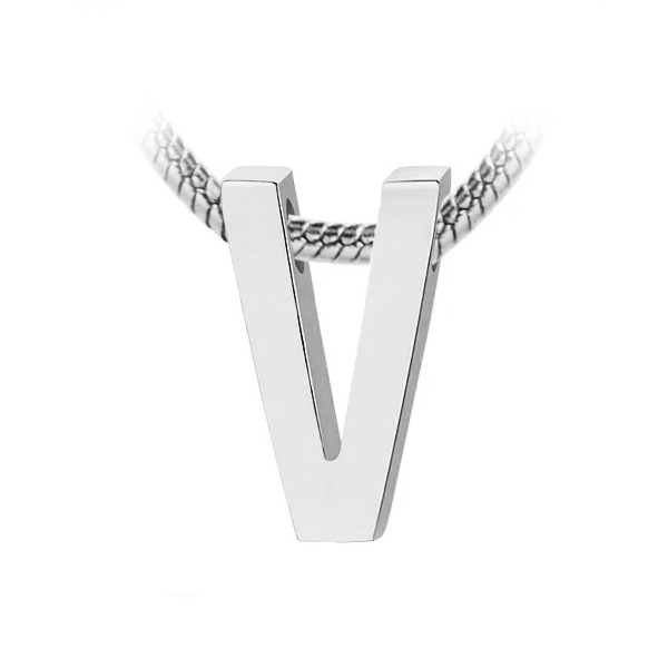 Šperky4U Navlékací ocelový přívěšek iniciála - písmeno - PP-1006-V