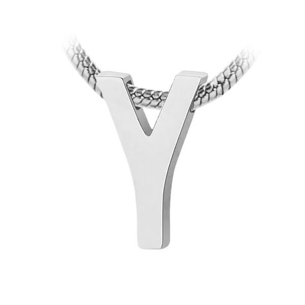 Šperky4U Navlékací ocelový přívěšek iniciála - písmeno - PP-1006-Y