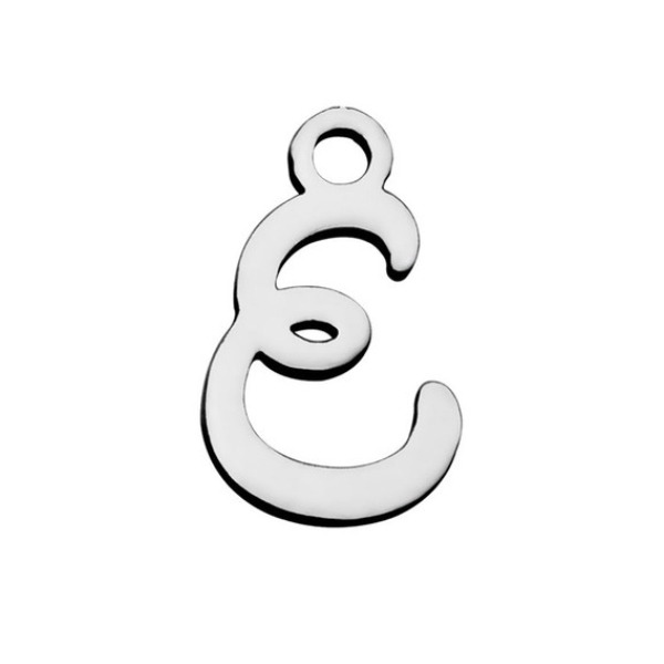 Šperky4U Drobný ocelový přívěšek - písmeno - iniciála - OK1307-E