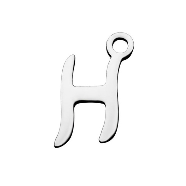 Šperky4U Drobný ocelový přívěšek - písmeno - iniciála - OK1307-H