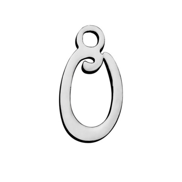 Šperky4U Drobný ocelový přívěšek - písmeno - iniciála - OK1307-O