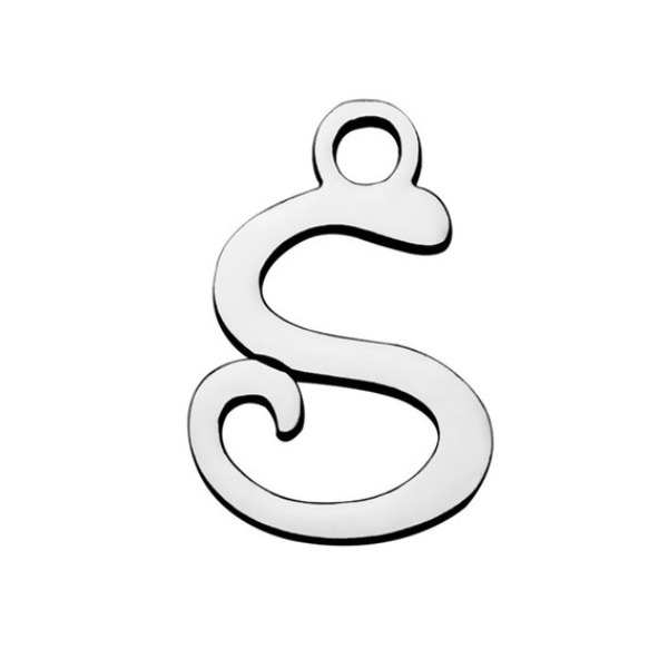 Šperky4U Drobný ocelový přívěšek - písmeno - iniciála - OK1307-S