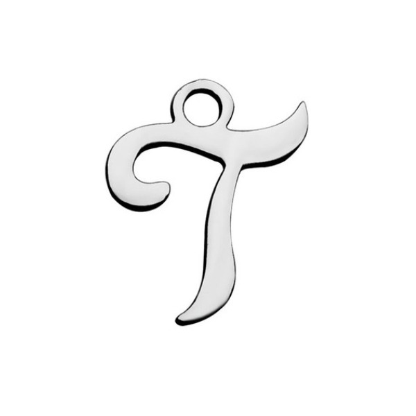 Šperky4U Drobný ocelový přívěšek - písmeno - iniciála - OK1307-T
