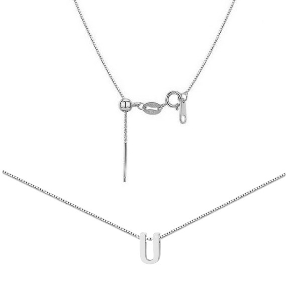 Šperky4U Ocelový náhrdelník PÍSMENO - OPD0338-U