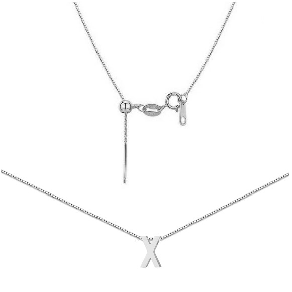 Šperky4U Ocelový náhrdelník PÍSMENO - OPD0338-X