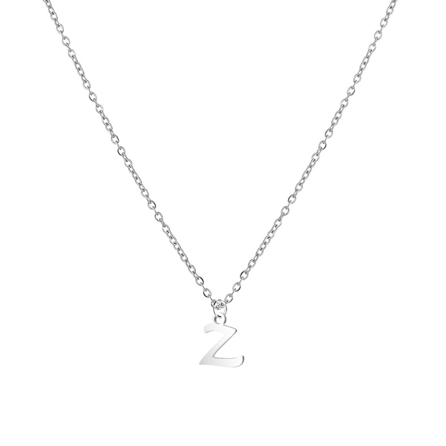 Šperky4U Ocelový náhrdelník, písmeno - OPD0339-Z
