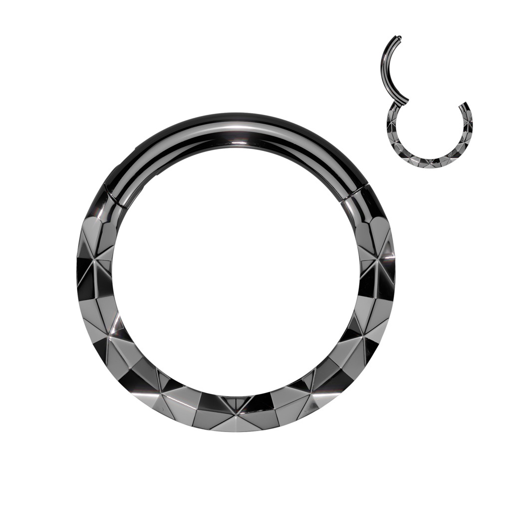 Šperky4U Piercing kruh segment - K01072K-1210