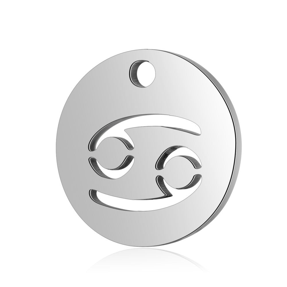 Šperky4U Drobný kulatý ocelový přívěšek - znamení horoskopu - OK1163-04