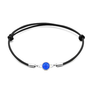 Levně NUBIS® Stříbrný náramek s Crystals from Swarovski® Majestic Blue - SX129-MAJ