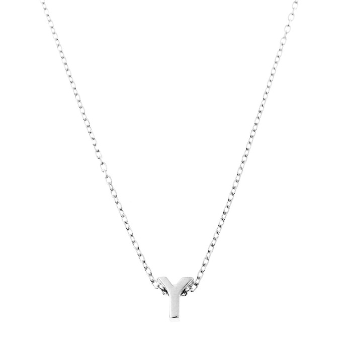 NUBIS® Stříbrný náhrdelník - písmeno - NB-2196-Y