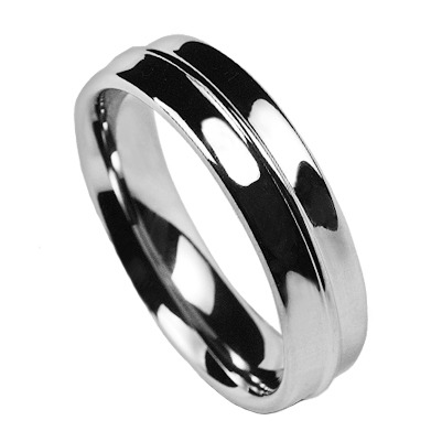 NUBIS® NWF1023 Pánský snubní prsten wolfram - velikost 60 - NWF1023-60