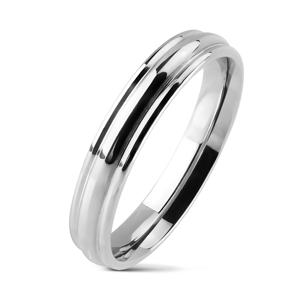 Šperky4U Ocelový prsten - velikost 52 - OPR1325-53