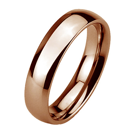 NUBIS® Wolframový prsten zlacený, šíře 6 mm - velikost 62 - NWF1060-62