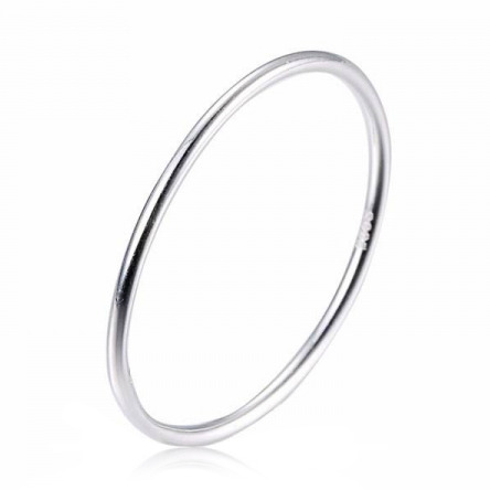 NUBIS® Minimalistický stříbrný prsten - velikost 60 - NB-5069-60