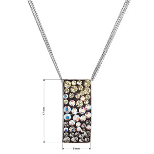 EG4360-MN Stříbrný náhrdelník se Swarovski, Moonlight