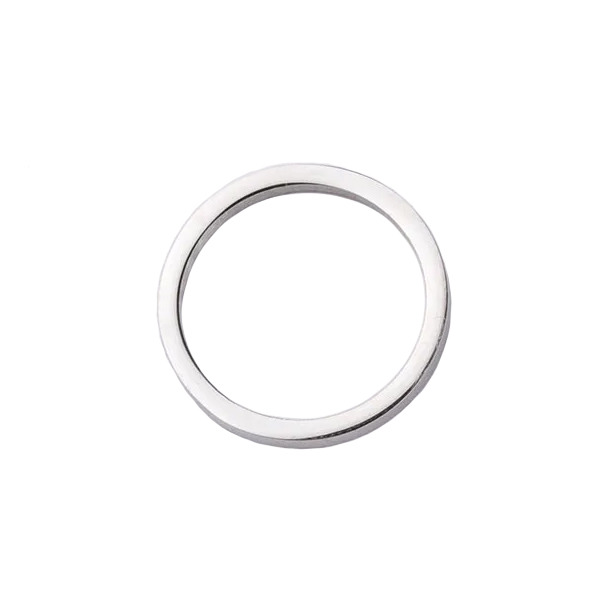 Šperky4U Ocelová komponenta na na náramek - kroužek 15mm - OK1314-ST