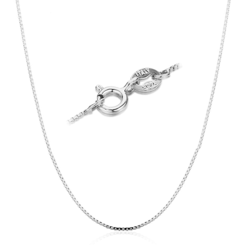 Šperky4U Stříbrný řetízek - čtvercový, tl. 0,7 mm - NB-7013-80