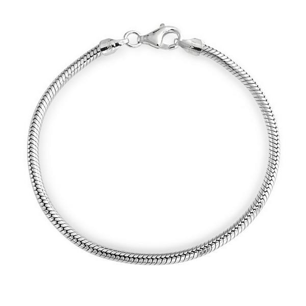 Šperky4U Dětský stříbrný náramek na navlékání korálků - LV951-17