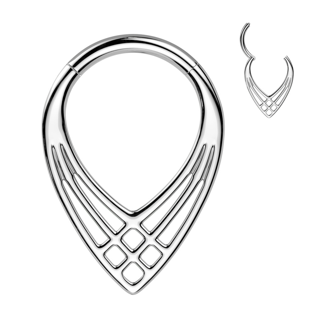Šperky4U Piercing septum / helix / cartilage TITAN - TIT1329-1210