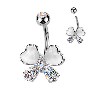 Levně Piercing do pupíku mašlička - WP0097-C
