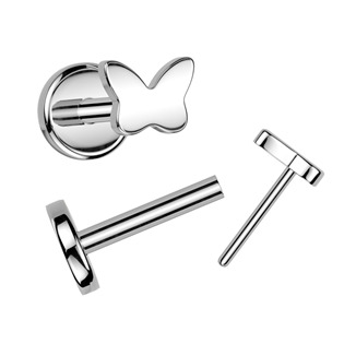 TIT1528-1006 Piercing do brady - PUSH IN labreta titan, 1,0 x 6 mm
