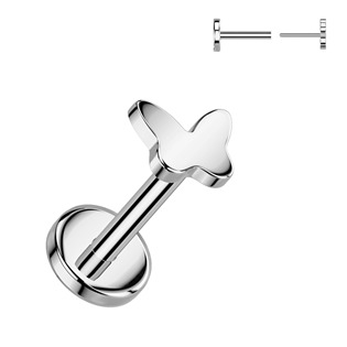 Levně Piercing do brady - PUSH IN labreta titan, 1,0 x 6 mm - TIT1528-1006