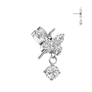 Levně Ozdobná část k PUSH IN piercingu TITAN - TIT1540-C