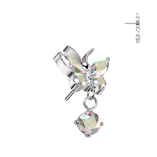 Levně Ozdobná část k PUSH IN piercingu TITAN - TIT1540-AB