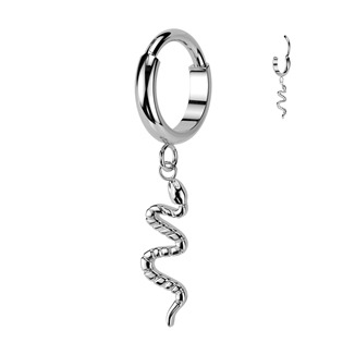 Levně Piercing segment s hadem TITAN, 1,2 x 8 mm - TIT1522-1208