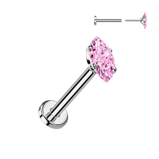 Levně Piercing do brady - PUSH IN labreta TITAN - TIT1542-P