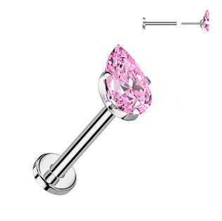 Levně Piercing do brady - PUSH IN labreta TITAN - TIT1541-P