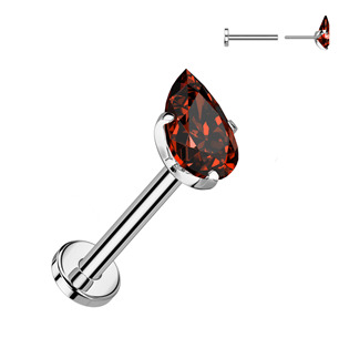 Levně Piercing do brady - PUSH IN labreta TITAN - TIT1541-R