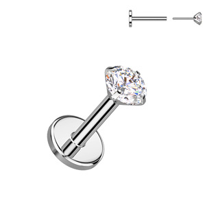Levně Piercing do brady - PUSH IN labreta TITAN - TIT1523-12063