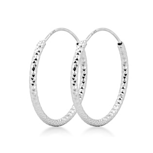 Levně NUBIS® Stříbrné náušnice kruhy 16 mm - NB-3071-16