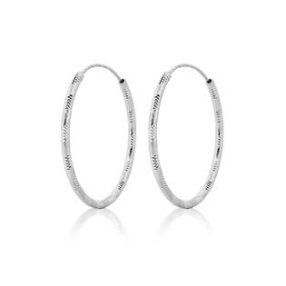Levně NUBIS® Stříbrné náušnice kruhy 16 mm - NB-3069-16
