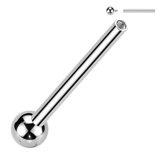 Levně Náhradní tyčka k piercingu do jazyku TITAN, 1,6 x 16 mm - TIT1572-1616