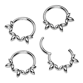 Levně Ocelový kruh - helix / cartilage / septum piercing - SG124-ST