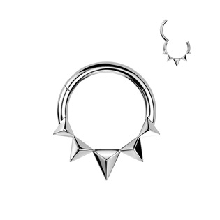 Levně Ocelový kruh - helix / cartilage / septum piercing - SG121-ST