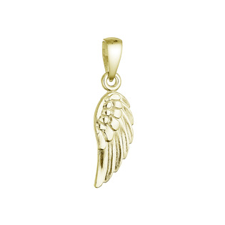 Levně EVOLUTION GROUP CZ Pozlacený stříbrný přívěsek andělské křídlo - 64088 yellow gold