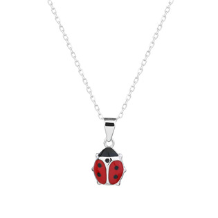 Levně NUBIS® Dětský stříbrný náhrdelník beruška - DN-0090