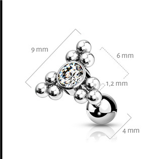 CP1093 Cartilage piercing - helix / tragus