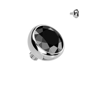 Levně Náhradní kulička s kamínkem TITAN, závit 1,2 mm, 3mm - TIT1584-03K