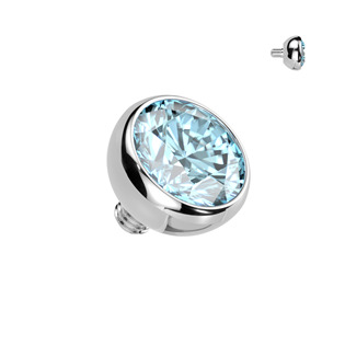 Levně Náhradní kulička s kamínkem TITAN, závit 1,2 mm, 3mm - TIT1584-03Q