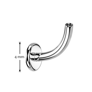 TIT1543-1612 Tyčka k piercingu do pupíku TITAN, závit 1,6 mm