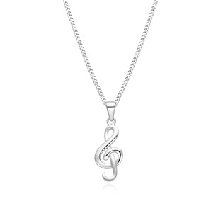 NUBIS® Stříbrný náhrdelník houslový klíč - NB-2429