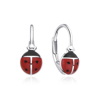 Levně NUBIS® Stříbrné náušnice berušky - DN-0098